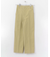バックスリットストレートワイドパンツ