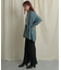 バックスリットストレートワイドパンツ