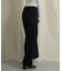 バックスリットストレートワイドパンツ