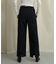 バックスリットストレートワイドパンツ