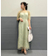 kaene　ボリュームスリーブレースドレス