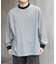 FORK&SPOON　CAVEボーダーロングスリーブTシャツ