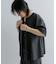 Uiscel　4WAYストレッチタックノーカラーシャツ5分袖