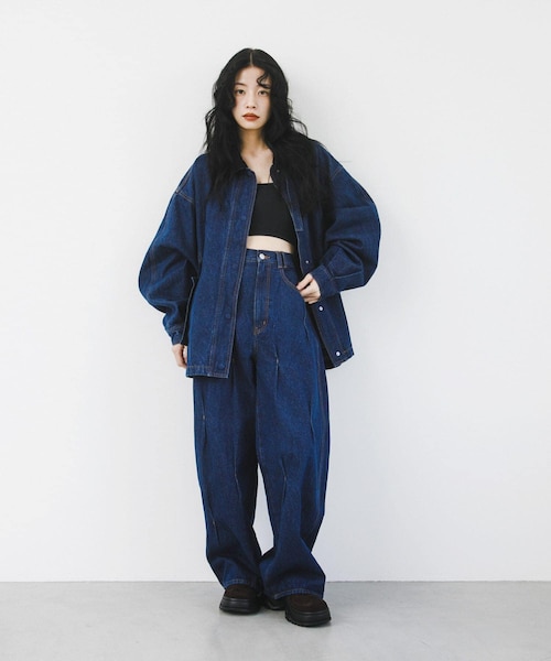 2WAYカラーデニムブルゾン｜アーバンリサーチの通販｜&mall（アンド