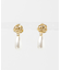 フラワードロップパールピアス