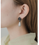 フラワードロップパールピアス
