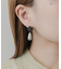 フラワードロップパールピアス