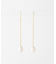SMELLY so’　pearl chain pierce gld