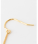 SMELLY so’　pearl chain pierce gld