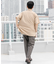 『WEB限定』綿麻ストライプリラックステーパードパンツ