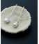 SMELLY so’　baroque pearl bar pierce