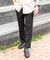 『WEB限定』『セットアップ対応』パナマ風ストレートパンツ