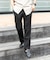 『WEB限定』『セットアップ対応』パナマ風ストレートパンツ