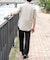 『WEB限定』『セットアップ対応』パナマ風ストレートパンツ