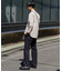 『WEB限定』『セットアップ対応』パナマ風ストレートパンツ