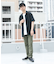 『WEB限定』『XLサイズあり』ポリエステルチノスリムパンツ