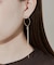 ビジューロングチェーンピアス
