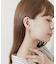 メタルチェーン2WAYフープピアス