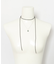Favorible　Black Pearl Combi Necklace