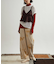 unfil　tie-dyed velour pants