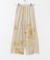 unfil　tie-dyed velour pants