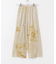 unfil　tie-dyed velour pants