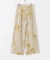 unfil　tie-dyed velour pants