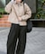『吸水速乾／イージーケア』coolmax chino ショートカバーオールジャケット