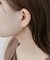 ステンレスコンビメッキフープピアス