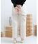 ストレッチワイドクロップドパンツ