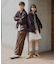 『ユニセックス』ツイルスエードタッチZIPブルゾン