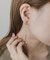 ミニパールチェーンイヤリング