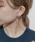 ミニパールチェーンイヤリング