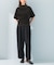 le　CORDUROY TIE BLOUSE