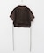 le　CORDUROY TIE BLOUSE