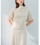 le　CORDUROY TIE BLOUSE
