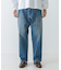DENIM WIDE TAPERED PANTS