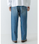DENIM WIDE TAPERED PANTS