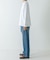 DENIM WIDE TAPERED PANTS