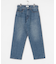 DENIM WIDE TAPERED PANTS