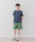 『WEB／一部店舗限定サイズ』ストライプショートパンツ(KIDS)