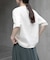 FORK&SPOON　ミニワッフル5分袖Tシャツ