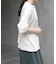 FORK&SPOON　ミニワッフル5分袖Tシャツ