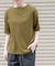 FORK&SPOON　ミニワッフル5分袖Tシャツ