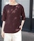 FORK&SPOON　ミニワッフル5分袖Tシャツ