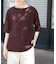 FORK&SPOON　ミニワッフル5分袖Tシャツ
