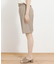 ベルト付きショートパンツ