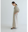 リネンレーヨンUネックワンピース