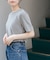 FORK&SPOON　ベロアショートスリーブTシャツ