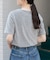 FORK&SPOON　ベロアショートスリーブTシャツ